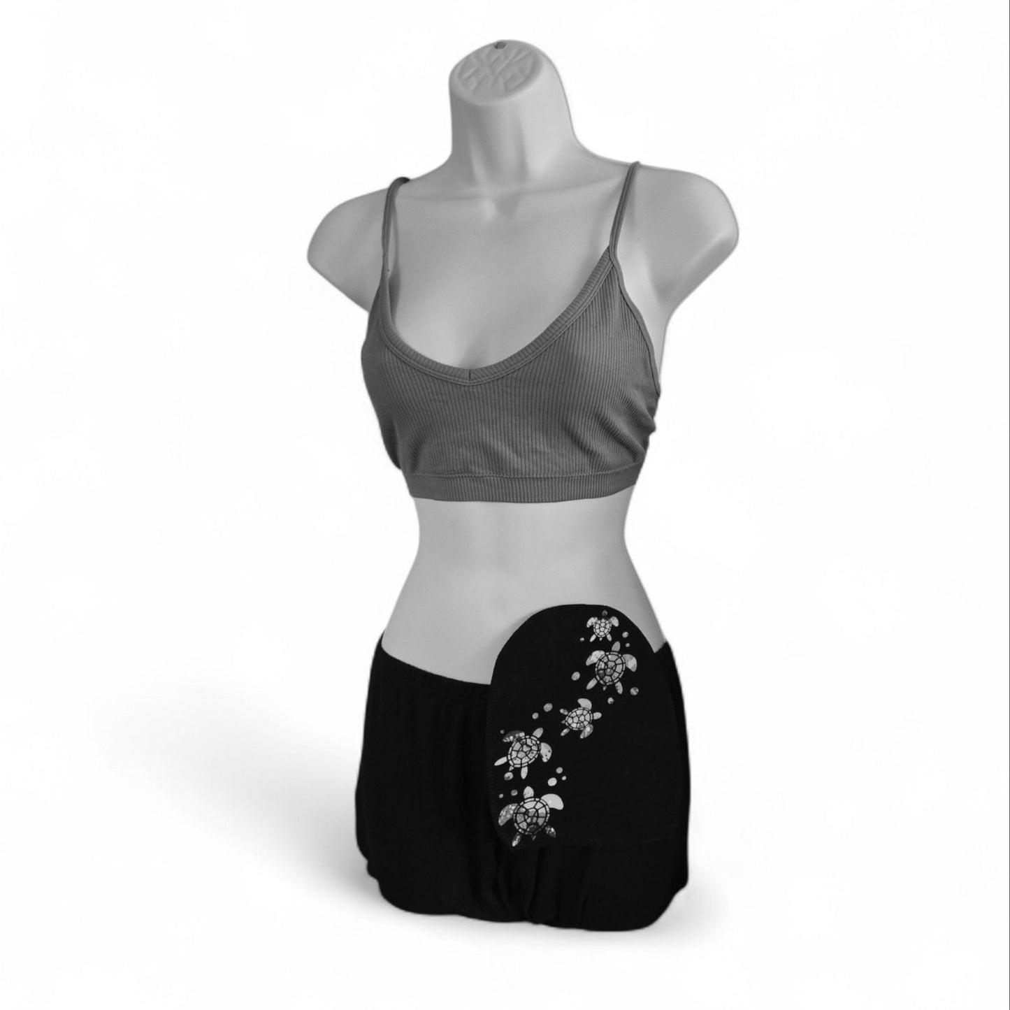 Ostomy Bag Cover-Poly-Rayon Spandex Wicking-Inner Pocket-Colostomy, Ileostomy, Urostomy Stoma Pouch Cover