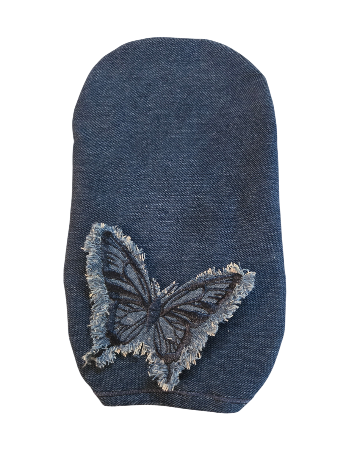 HOUSSE DE POCHE DE STOMIE SUR MESURE EN JEANS STRETCH POUR ADULTE ET ENFANT