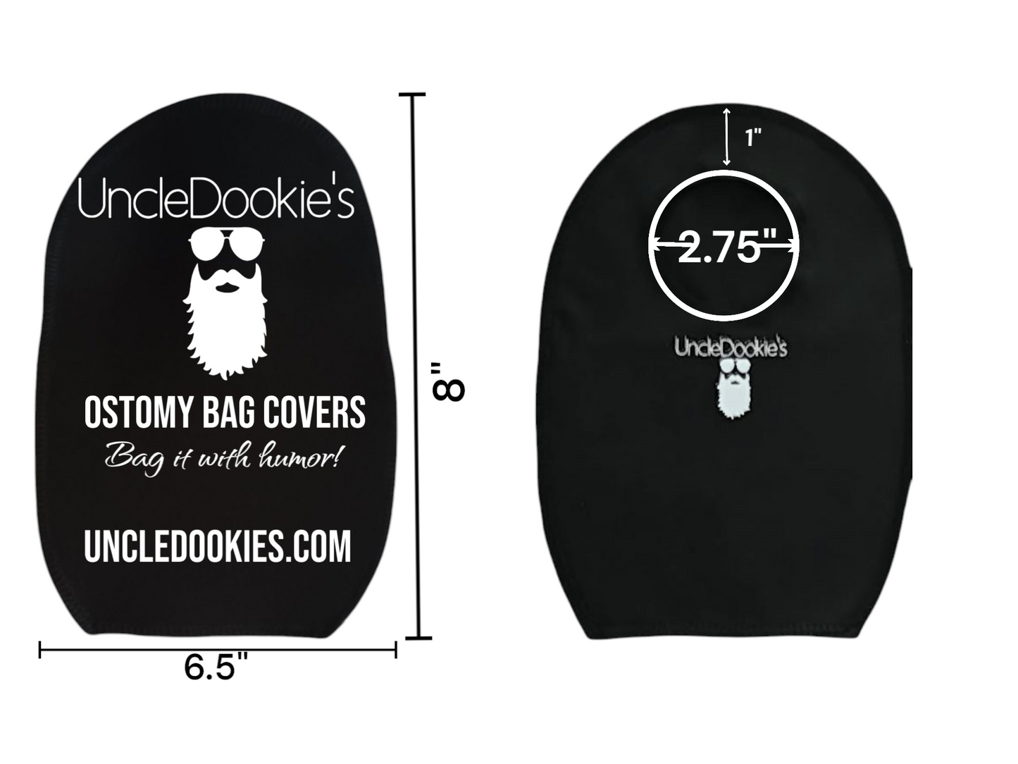 Ostomy Bag Cover-Poly-Rayon Spandex Wicking-Inner Pocket-Colostomy, Ileostomy, Urostomy Stoma Pouch Cover