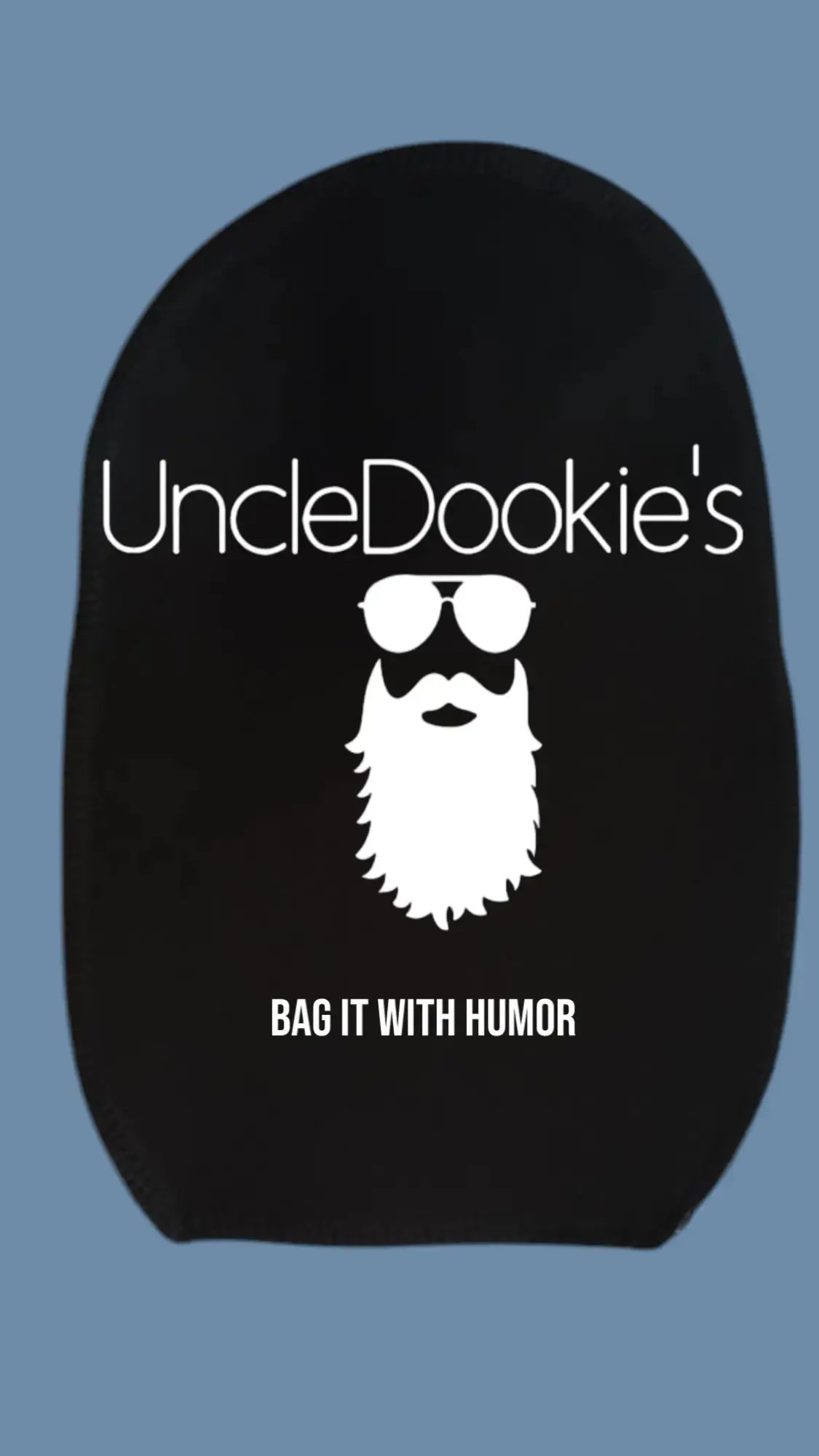 Black Ostomy bag covers