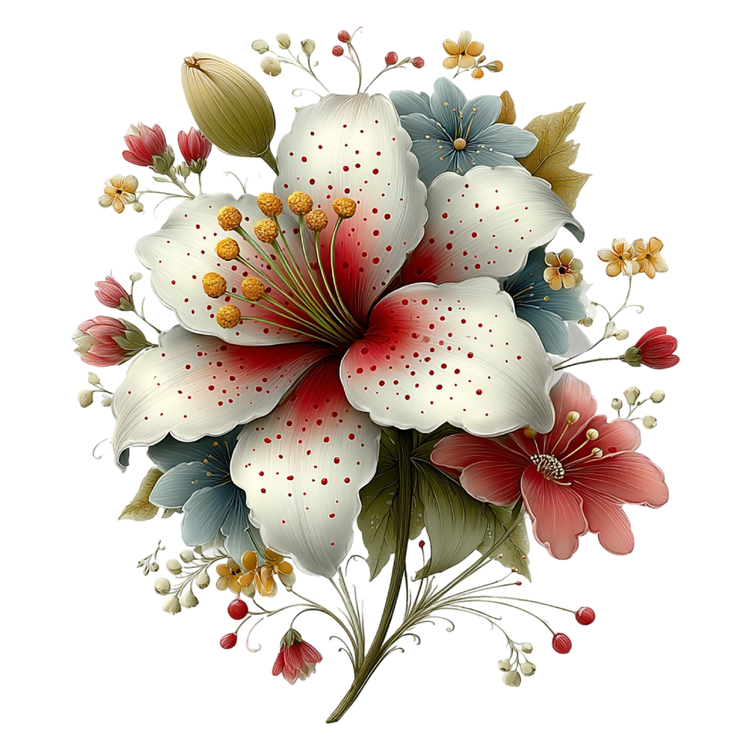 FLORAL AND BUTTERFLIES