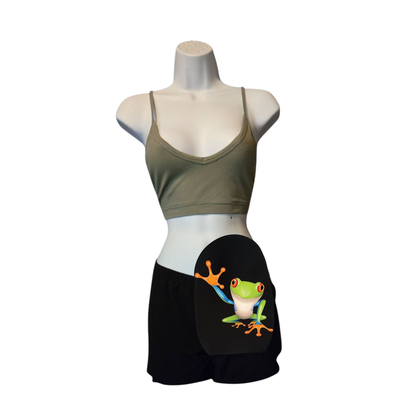 Ostomy Bag Cover-Poly-Rayon Spandex Wicking-Inner Pocket-Colostomy, Ileostomy, Urostomy Stoma Pouch Cover