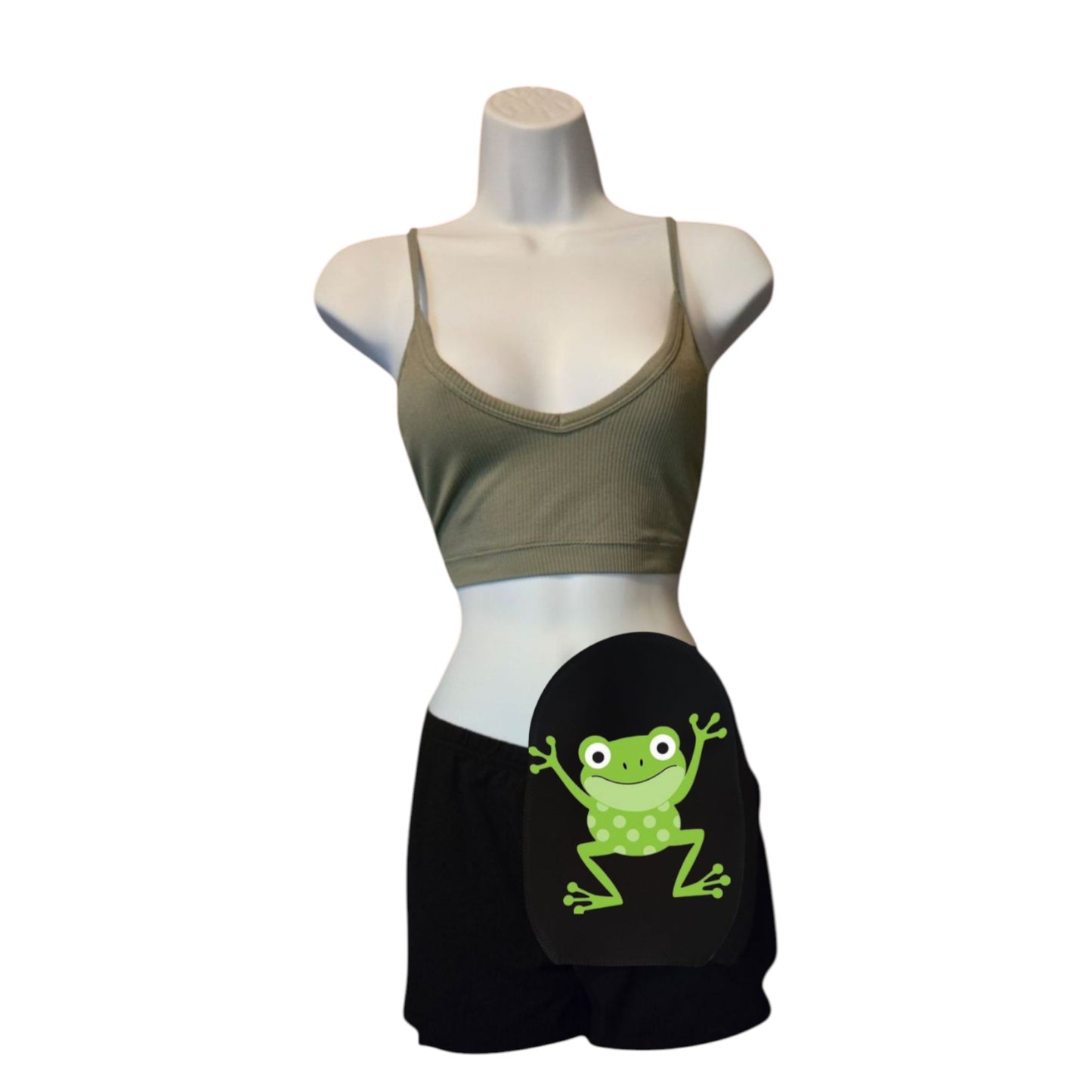 Ostomy Bag Cover-Poly-Rayon Spandex Wicking-Inner Pocket-Colostomy, Ileostomy, Urostomy Stoma Pouch Cover
