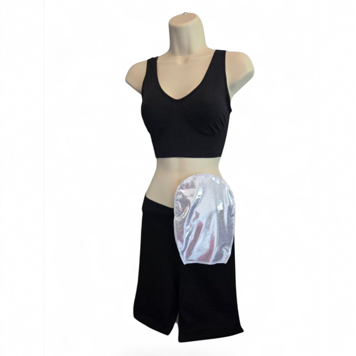 Ostomy Bag Cover-Polyester Spandex Wicking-Inner Pocket-Colostomy, Ileostomy, Urostomy Stoma Pouch