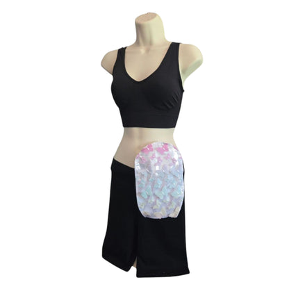 Ostomy Bag Cover-Polyester Spandex Wicking-Inner Pocket-Colostomy, Ileostomy, Urostomy Stoma Pouch