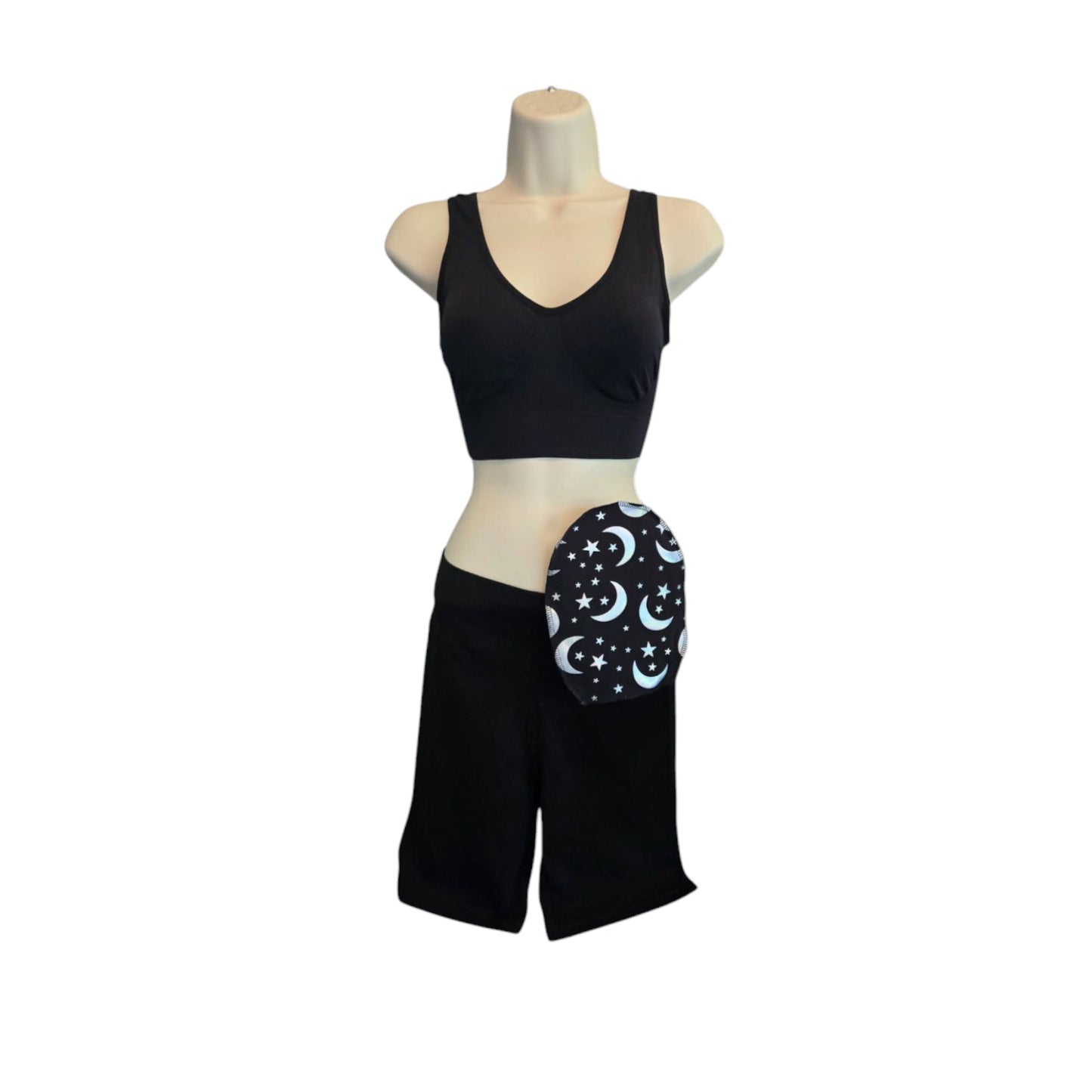 Ostomy Bag Cover-Polyester Spandex Wicking-Inner Pocket-Colostomy, Ileostomy, Urostomy Stoma Pouch Cover