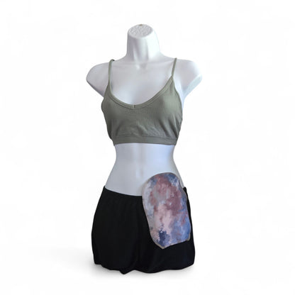 Ostomy Bag Cover-Polyester Spandex Wicking-Inner Pocket-Colostomy, Ileostomy, Urostomy Stoma Pouch Cover
