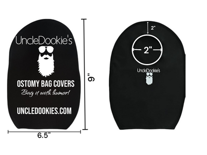 Ostomy Bag Cover-Poly-Rayon Spandex Wicking-Inner Pocket-Colostomy, Ileostomy, Urostomy Stoma Pouch Cover