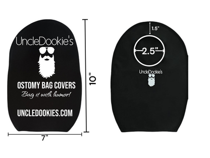 Ostomy Bag Cover-Poly-Rayon Spandex Wicking-Inner Pocket-Colostomy, Ileostomy, Urostomy Stoma Pouch Cover